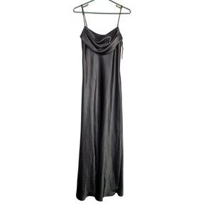 90s y2k black floor length formal dress size 6 Karina Nites